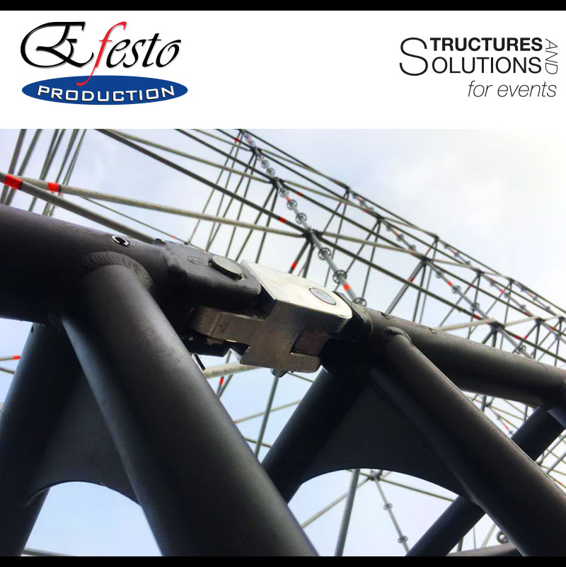 Rectangular section hight load aluminium truss-3