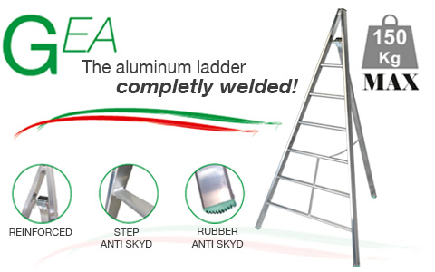 Gea - aluminium ladder complety welded -Efesto